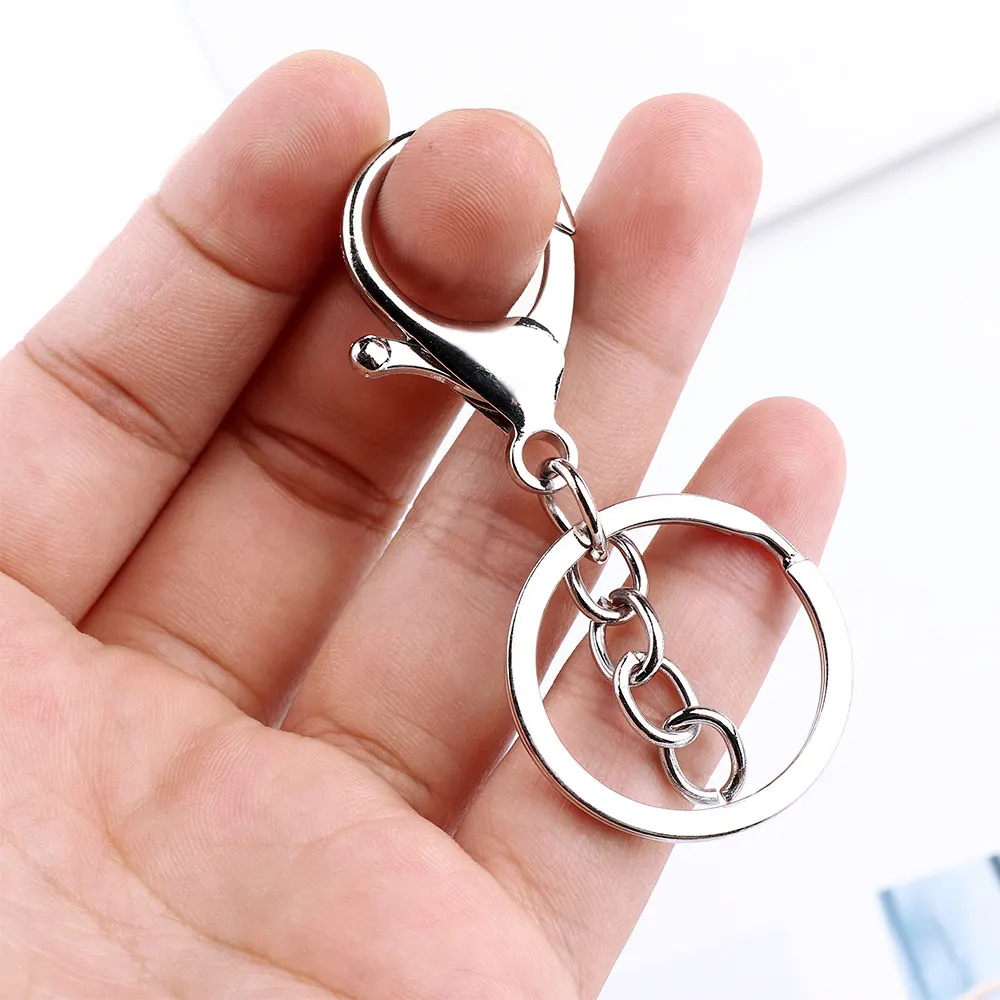 1 шт. модное кольцо для ключей классическая застежка карабин цепочка