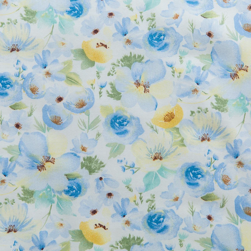 160 см * 50 Цветочная хлопчатобумажная ткань Маленькое платье с цветочным узором