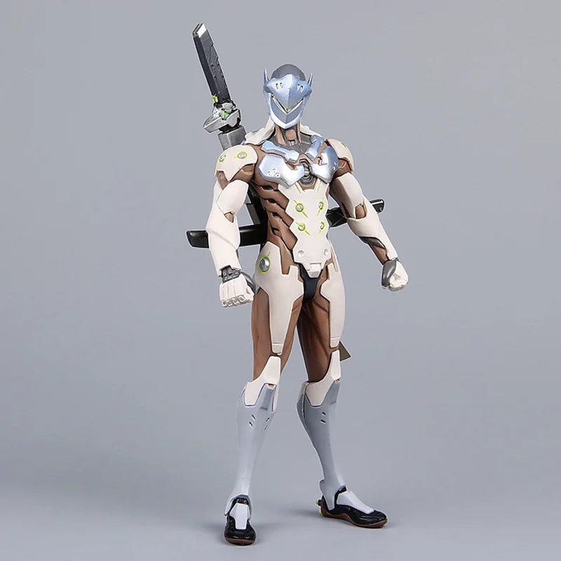 

Фигурки из аниме «OW» 20 см, ПВХ экшн-фигурки Shimada Genji, подвижные коллекционные модели игрушек