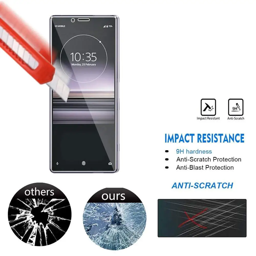 9H 2.5D Tempered Glass for SONY Xperia 1 X1 XZ4 Phone Screen Protector ACE Compact Mini Protective Film | Мобильные телефоны и