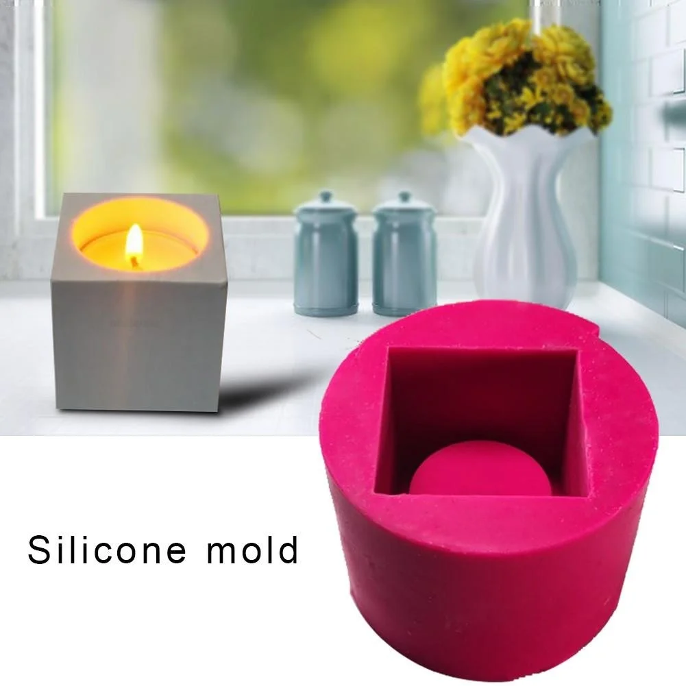 

Candle Mold for Gypsum Cement Fleshy Flower Pot 3D Silicone Soap Making Decorating Tool Candle Mold Handicraft DIY Baking Tool