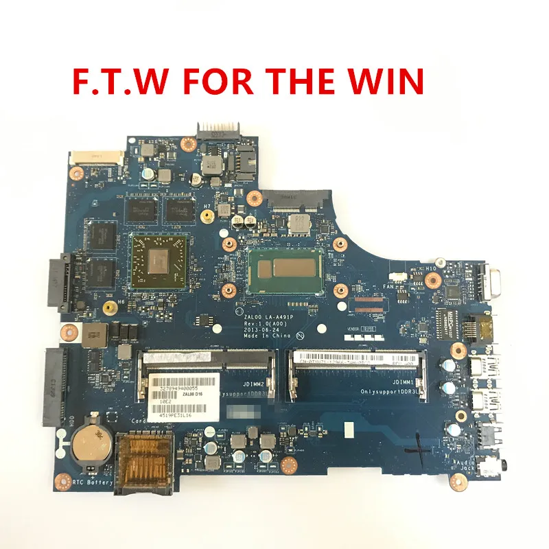 

CN-0TXW71 TXW71 материнская плата для DELL Latitude 3540 ноутбук материнская плата ZAL00 HD8850M 2G Процессор I5-4200U LA-A491P 100% работы