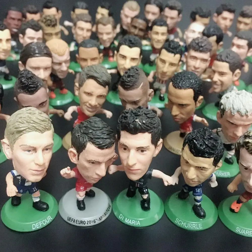 20 шт./лот 5 см Footbal Star фигурки мультик игрушки для забавы коллекция пластиковых