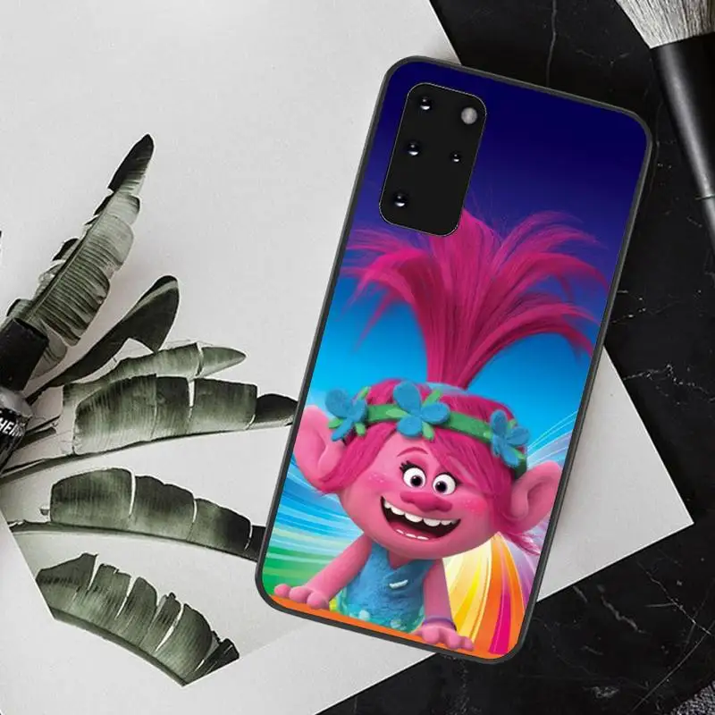 

NBDRUICAI Trolls World Tour 2020 TPU black Phone Case Cover Hull for Samsung S20 plus Ultra S6 S7 edge S8 S9 plus S10 5G