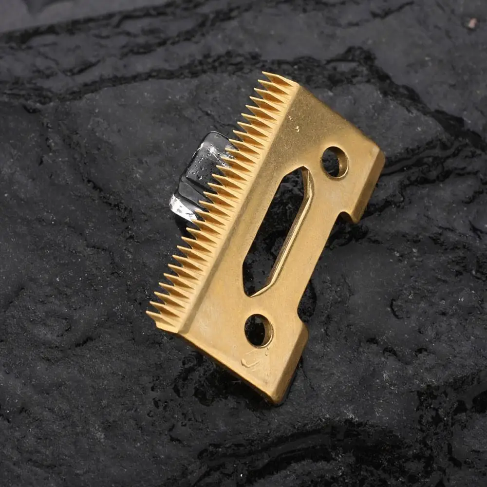 

WMARK Ceramic Movable Blade And Golden Static Blade Kits Universal For Electric Hair Clippers