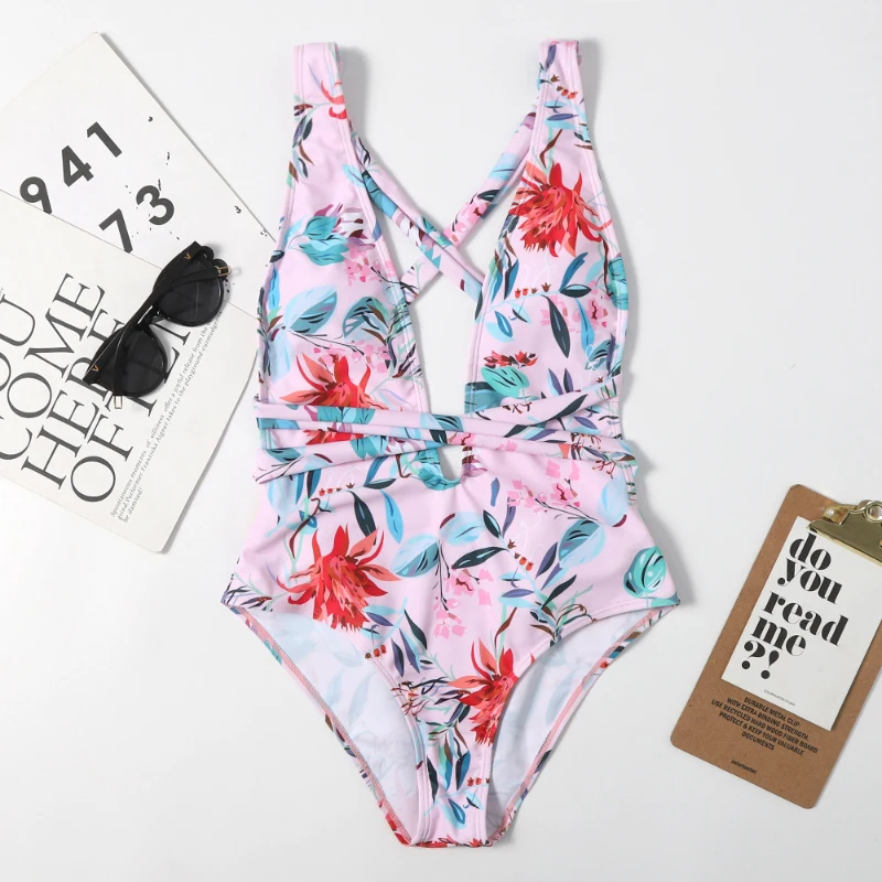 

New Swimwears Bikini 2021 Women's Swimsuit Bikinis Woman Swimsuit Quick Drying Sexy Open Back High Elastic Sleeveless V-neck