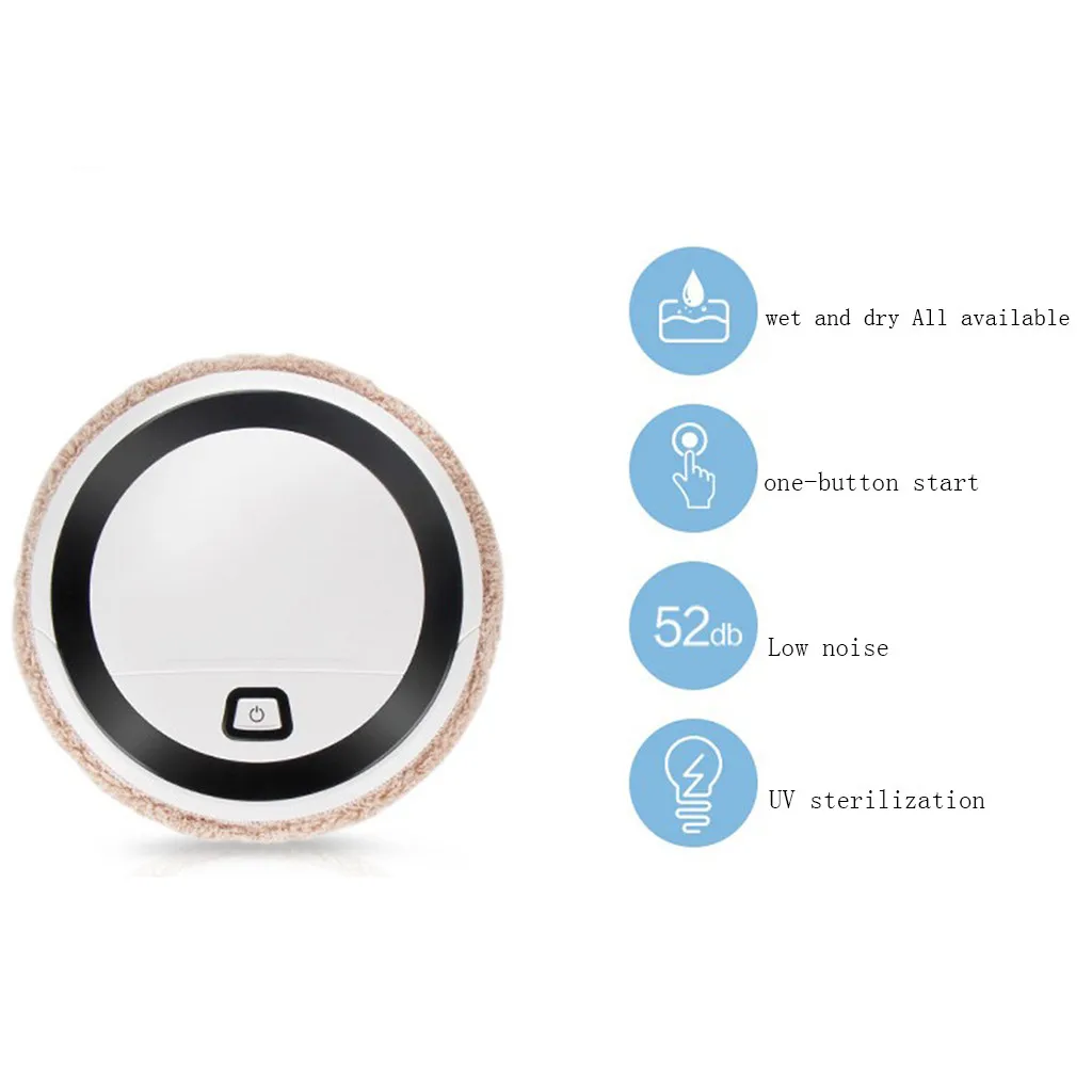 Мини робот для уборки компактный бытовой автоматический беспроводной умный