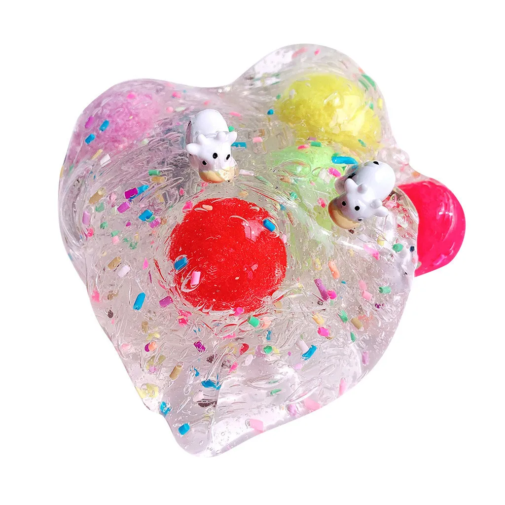 Игрушка для смешивания желейного шлама мягкая слизистая ароматическая игрушка