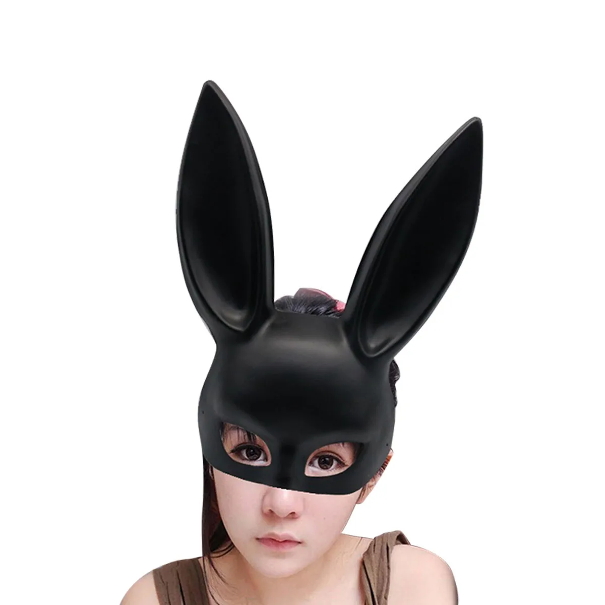

Women Halloween Sexy Bunny Mask Cosplay Ears Masks Party Bar Nightclub Costume Accessories for face women cat warrior Grimace