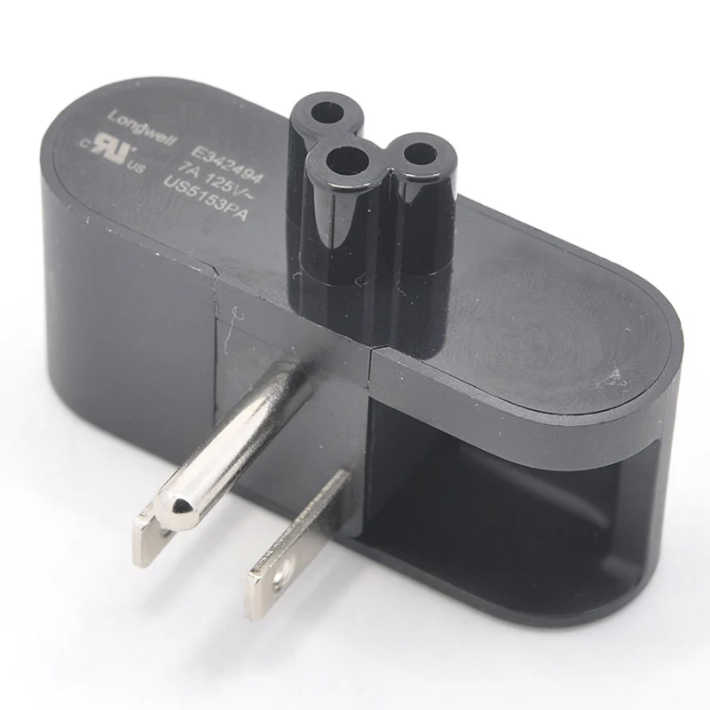Duckhead 3-prong AC power plug adapter for Dell xps 15 65W 90W 130W Slim Power Adapters 0V7K50 E342494 | Компьютеры и офис