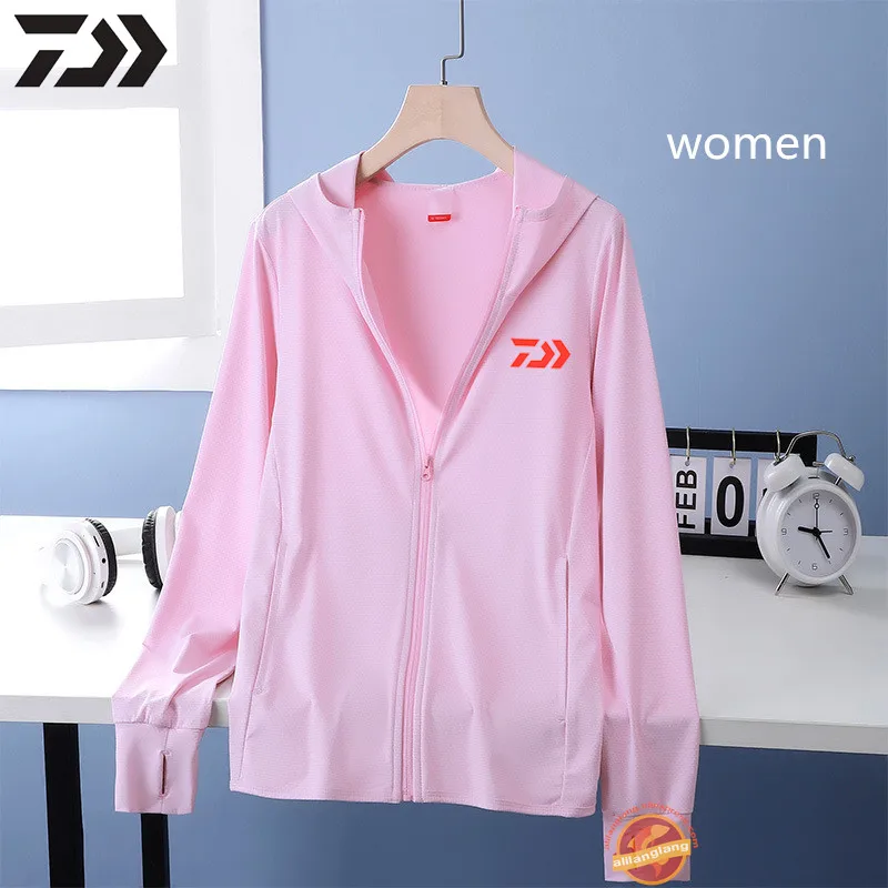 

Daiwa Breathable Fishing Clothing Men Women Waterproof Fishing Shirts Long Sleeve Fishing Jacket Quick Drying Fishing Clothes