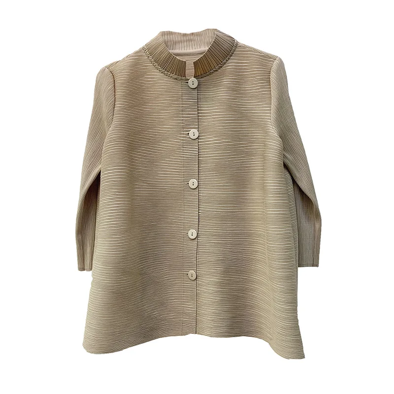 

SuperAen Summer New Row Button Cardigan Fashion Solid All Match Short Coat Thin Women Jacket