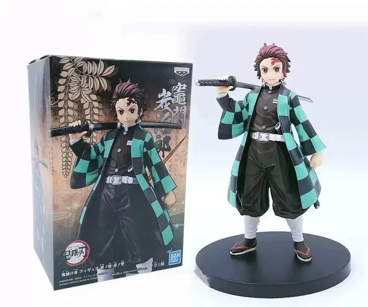 Демон убийца камадо Tanjirou Nezuko аниме Kimetsu без Yaiba фигурку японского Рисунок ПВХ