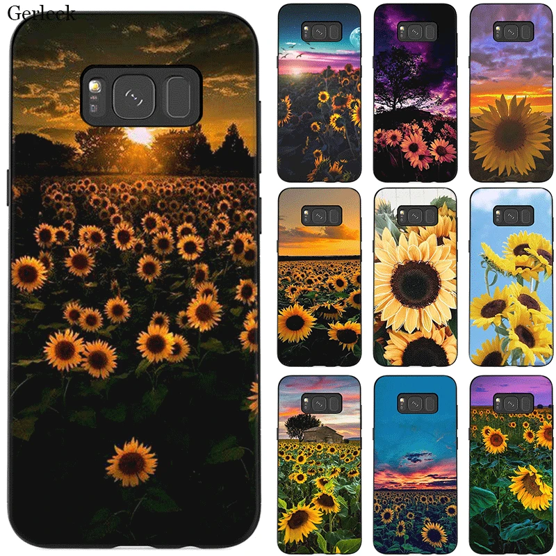 Чехол для телефона samsung J6 A70 A60 A50 A40 A20 A30 A10 A7 A6 A5 A3 A8 A9 крышка Хризантема