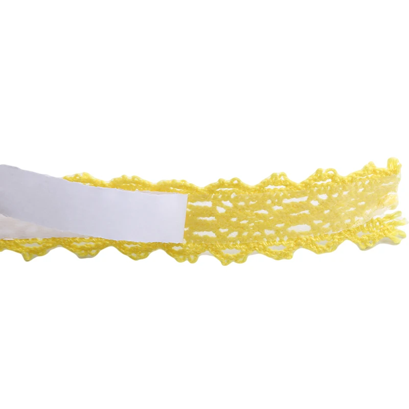 White Lace Tape Exquisite Cotton Tapes Bilateral Hand Account Album Decorative Office Adhesive Stationery Sticker | Дом и сад