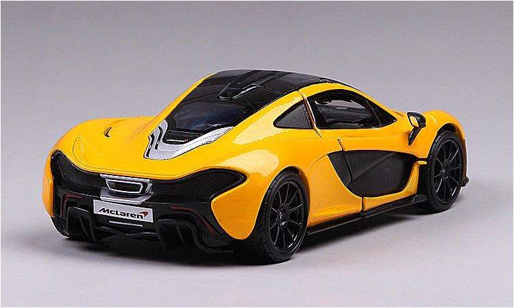 Игрушка модель автомобиля 1:24 бутик сплава моделирование mlaren p1 желтый оранжевый Коллекция украшения Рождество подарок на день рождения