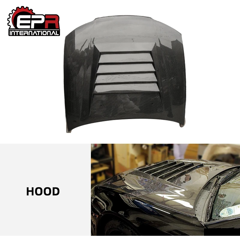 Для Nissan S15 Silvia Carbon Fiber NIS Hood Aero Body Kit Trim Racing Part для Tuning Vent Hood|Капоты| |