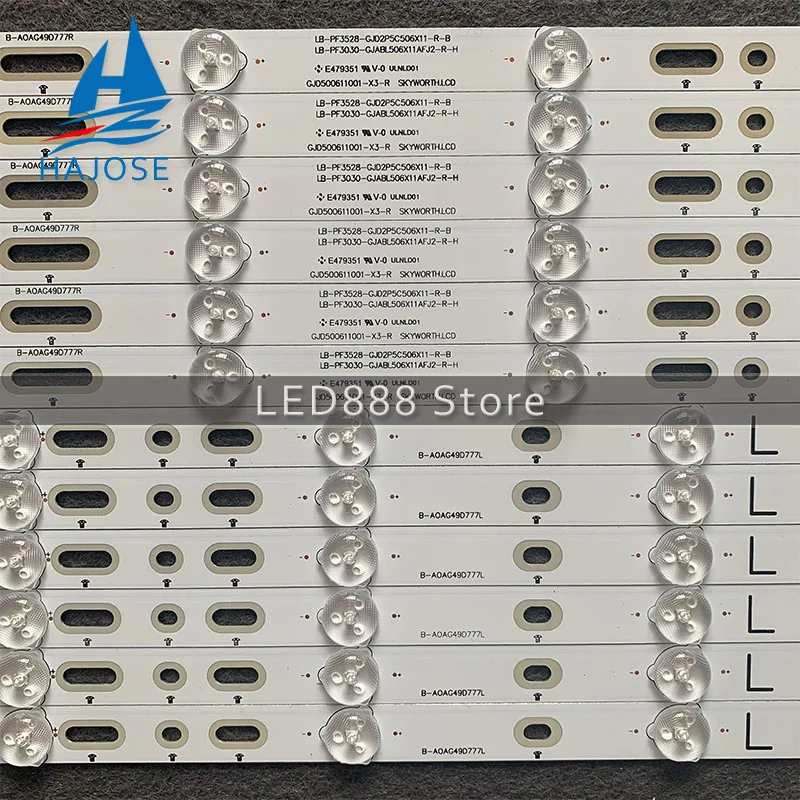 Светодиодный подсветка полосы GJ-2K15-XM-D2P5C1-490-D611-C1 для Phi lips 49PUF6701/T3 49PUH4900/88 TPT490U2-EQYSH