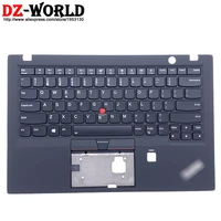 new original palmrest upper case with lithuania backlit keyboard for lenovo thinkpad x1 carbon 5th gen laptop c cover 01lx524