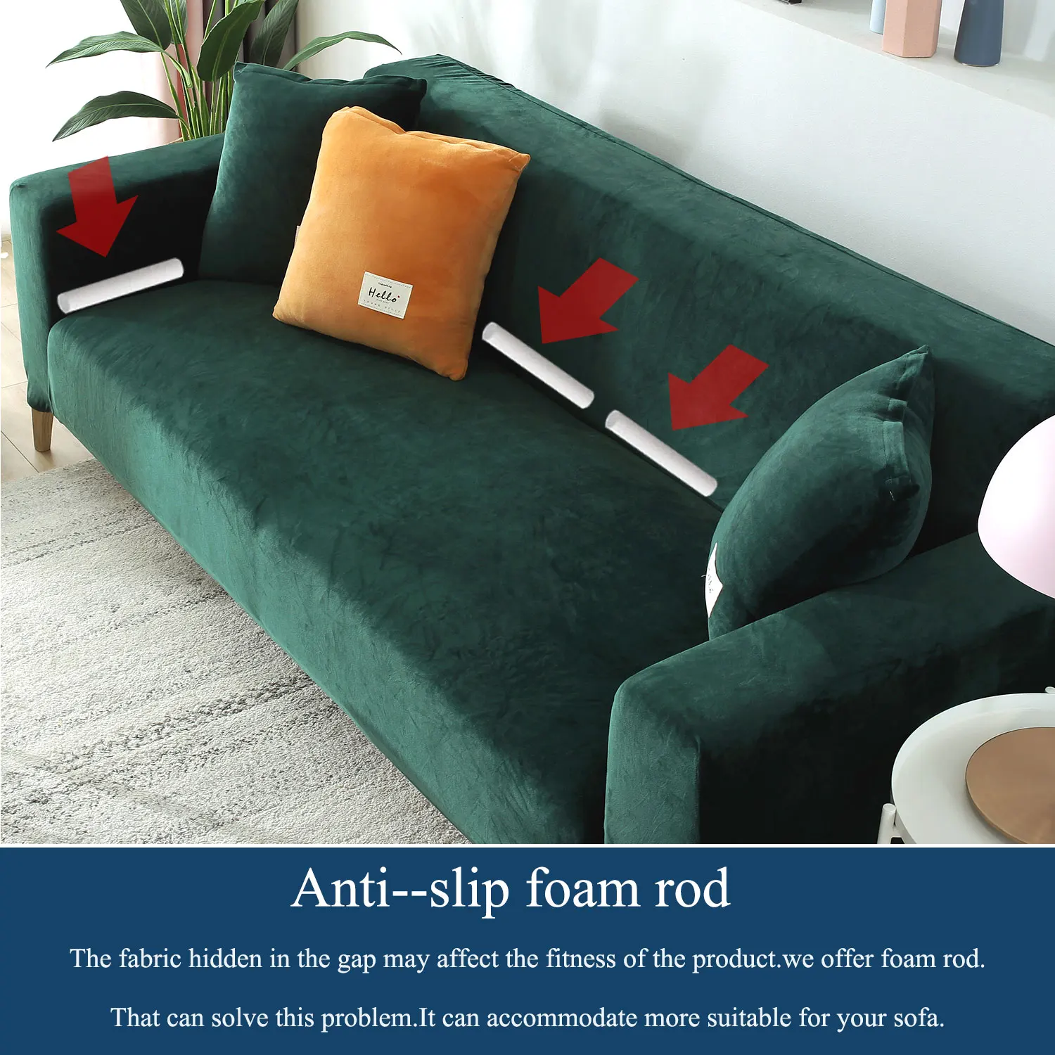 velvet plush sofa cover for living room sectional couch cover elastic case sofa slipcover stretch 1234 seater free global shipping