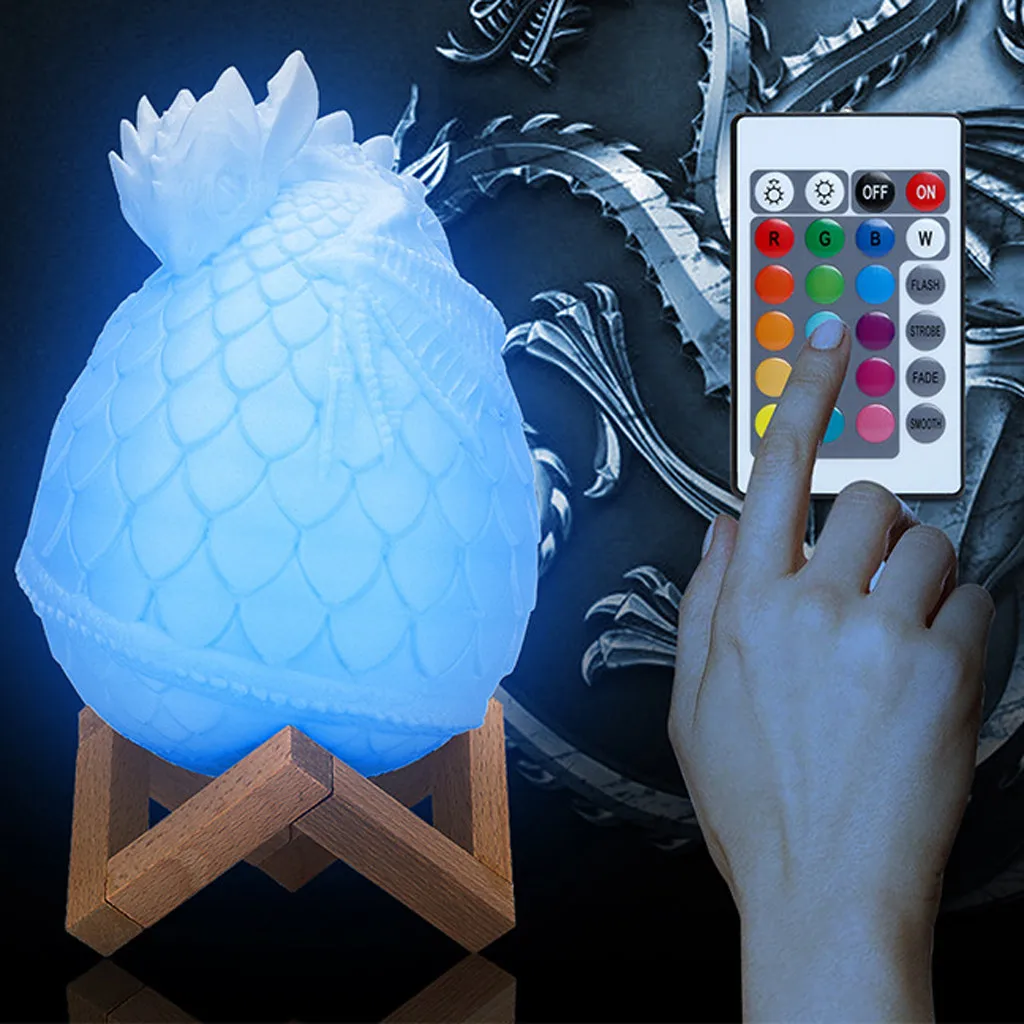 3D принт Ночной светильник светодиодный Домашний Настольный s домашняя спальня