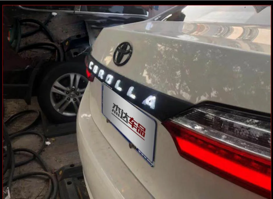 1 шт.~ 2019y Автомобильный задний светильник bupmer для Toyota Corolla, задний светильник altis, светодиодный тормозной фонарь, автомобильные аксессуары, задний светильник taillamp Corolla