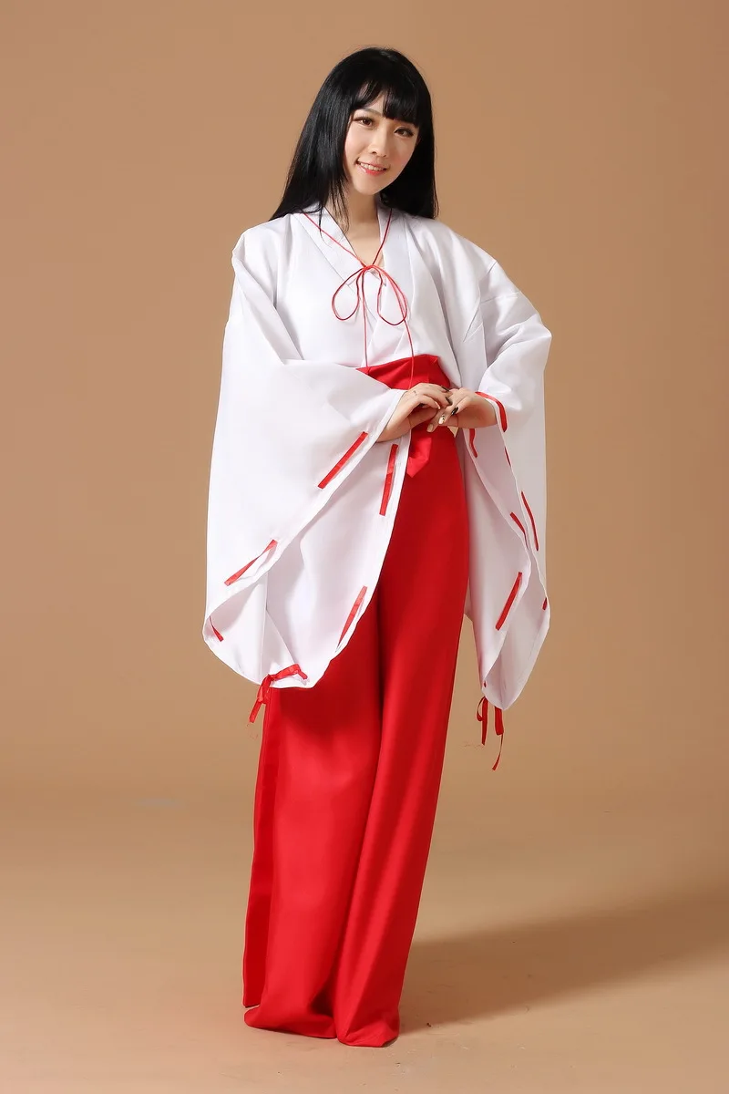 Новинка костюм для косплея аниме Inuyasha Kikyo Женский японский комплект кимоно