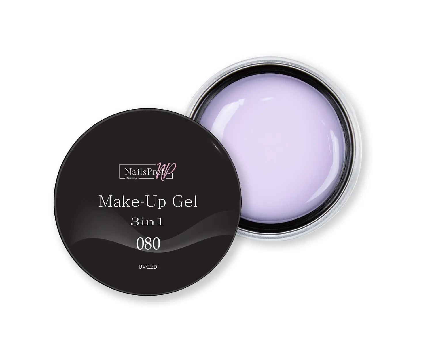 Гель-лак для ногтей NailsProfi Make-Up Gel 3in1 080 - 15 гр маникюра высокое качество | Красота и