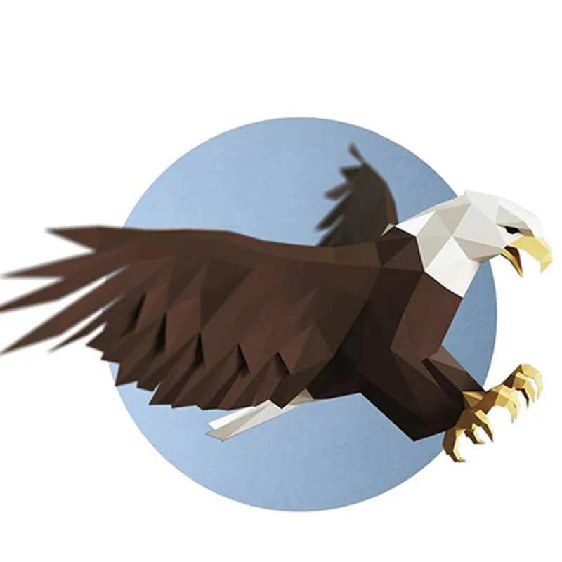 3D бумажная модель в виде орла 110 см игрушка домашний декор экшн фигурки пазлы