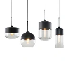 Современный Лофт стеклянный светодиодный подвесной светильник скандинавский подвесной светильник домашний декор кухонные подвесные светильники