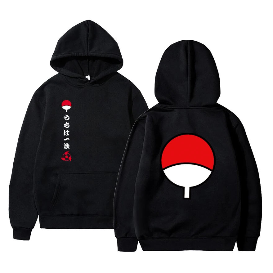 

Sasuke Hoodie Anime Akatsuki Cloud Symbols Print Men Hoodies Sweatshirt Japanese Streetwear Hoodie Men Women Oversized Sweatshir