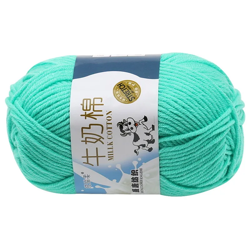 50 г/шт. DIY Вязание теплое DIY молочная хлопчатобумажная пряжа Детская шерстяная пряжа ручная вязка пряжа вязаное одеяло вязание крючком пряжа для вязания