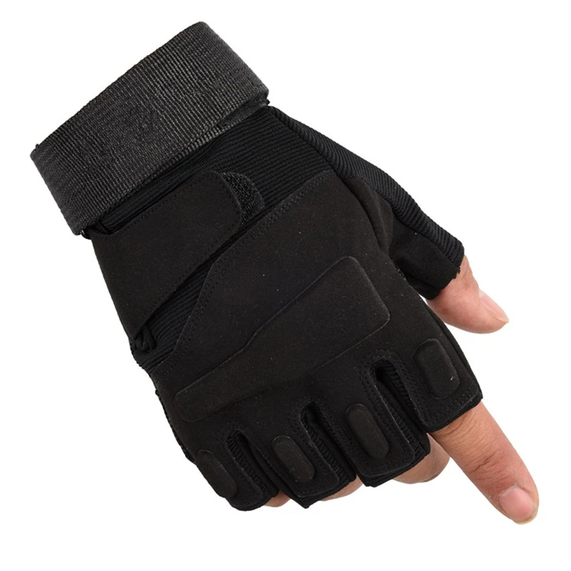 

Newly Army Military Fingerless Tactical Gloves Fitness Gym Gloves Men Women Antiskid Anti-Slip Cycling Half Finger Men's Gloves