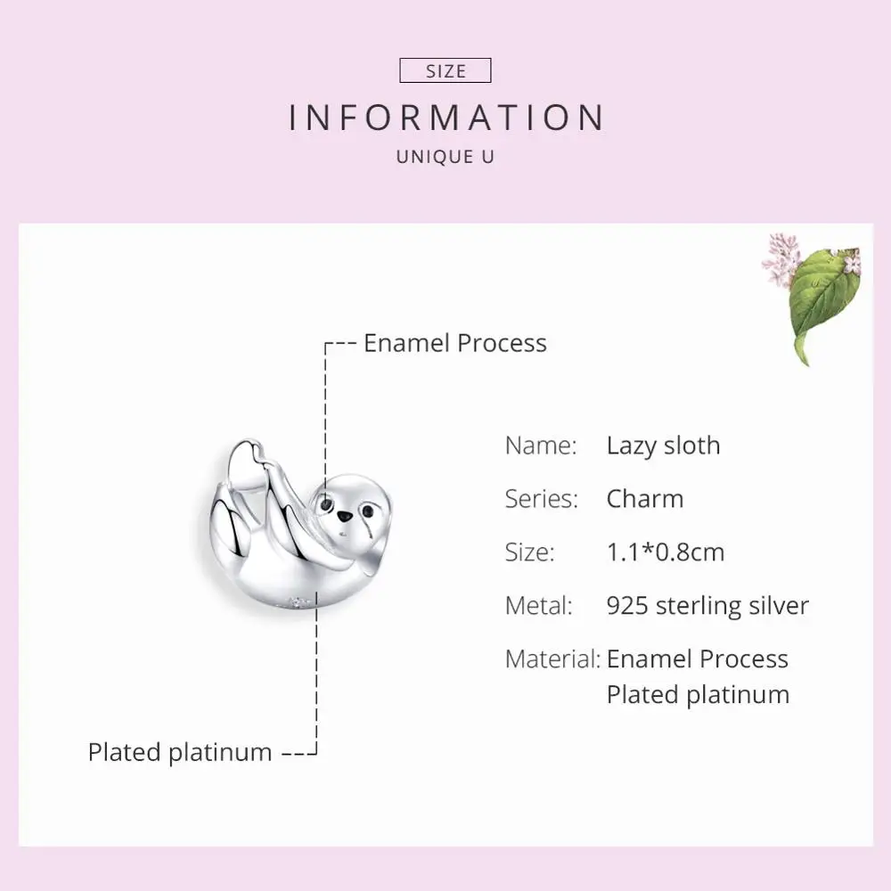 Бусины-подвески женские из серебра 100% пробы в виде животных | Украшения и