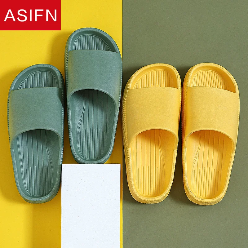 Шлепанцы женские ASIFN на платформе с высоким каблуком Нескользящие из ЭВА | Обувь