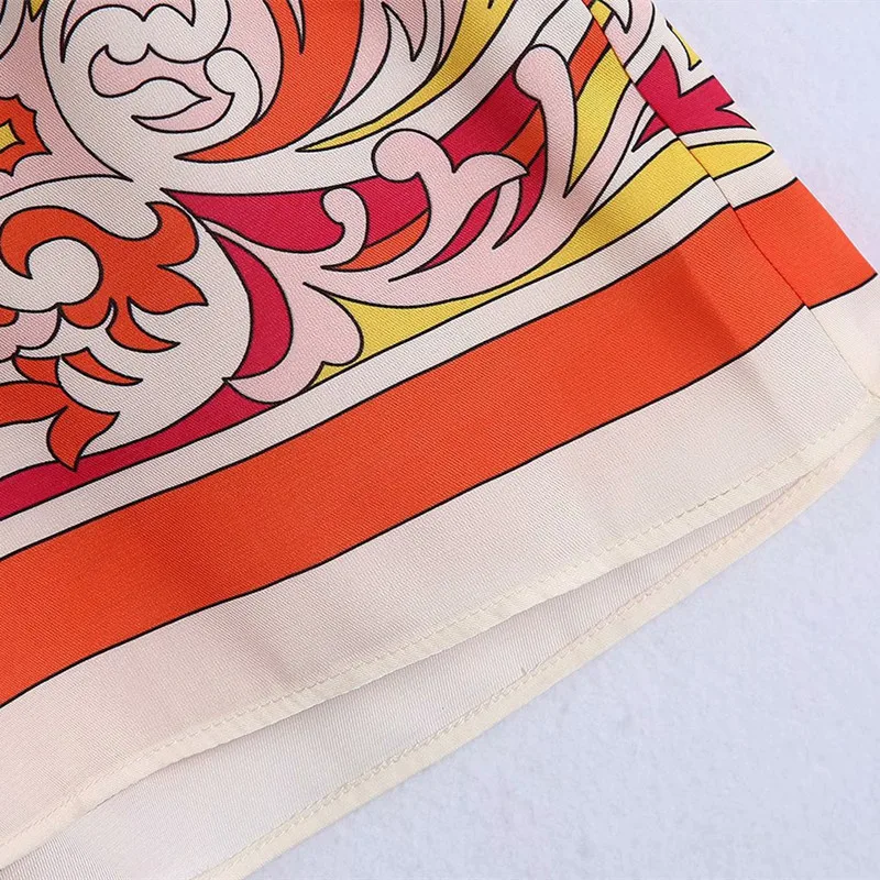 

Vogue Oversize Women High Waist Bow Lace Shorts Tide Summer Fashion Ladies Chinese Style Shorts Female Printed Straight Shorts