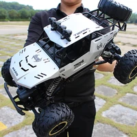 xycq rc car 4wd 2 4ghz climbing car 4x4 double motors bigfoot car remote control model off road vehicle toy