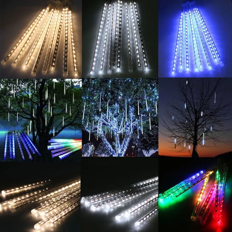 

30CM AC220V Led string light Christmas light Meteor Shower Falling Star Rain Drop Icicle Snow Fall LED Xmas String Light