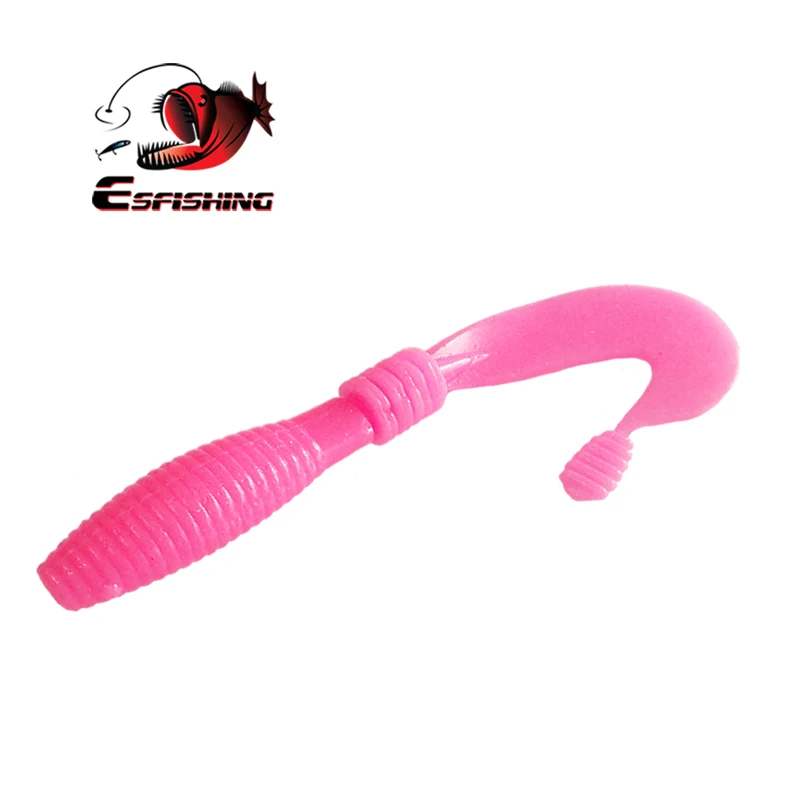 ESFISHING Counter Grub 5 шт 100 мм мягкие приманки искусственные для рыбалки на карпа