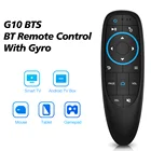 Пульт дистанционного управления G10BTS BT 5,0, беспроводной гироскоп 2,4 ГГц, смарт-пульт голосового управления для ТВ-приставки Android H96 Max X96 T9 V1