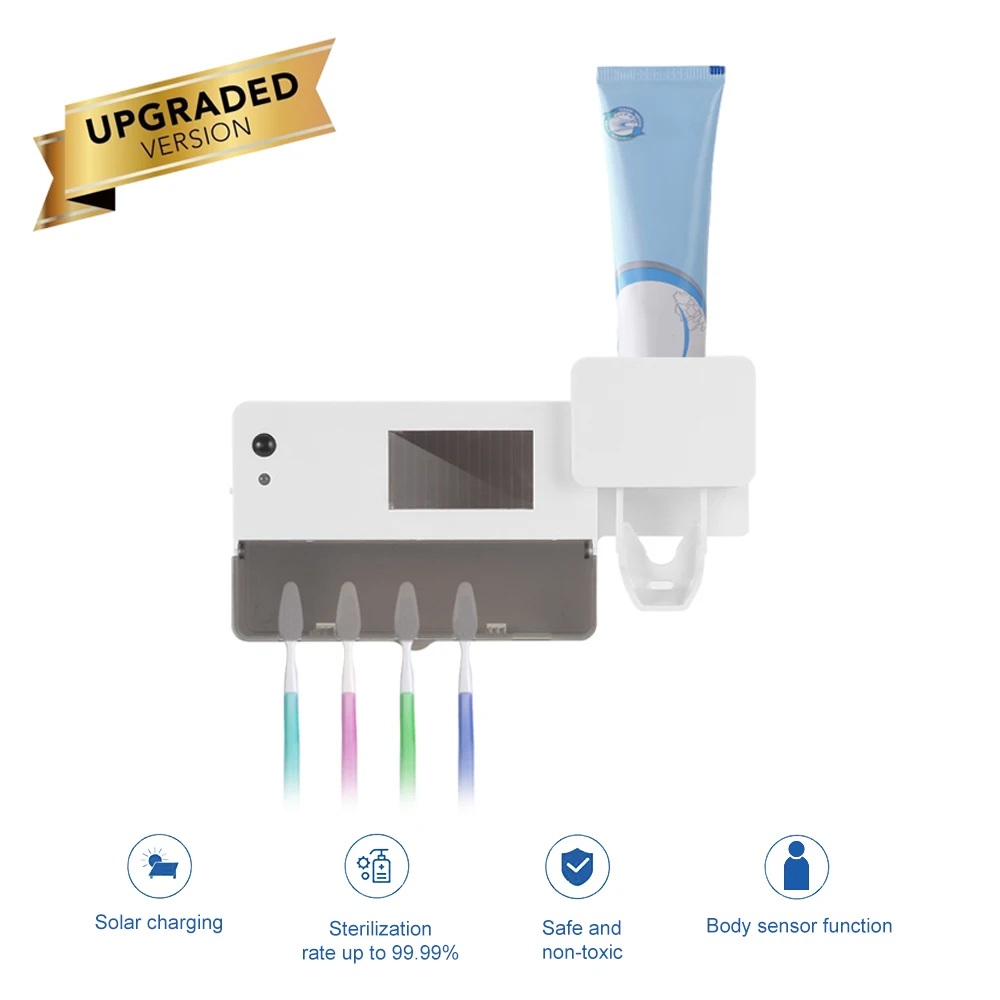 УФ стерилизатор для зубной щетки 2 в 1|Держатели зубных щеток и пасты| |