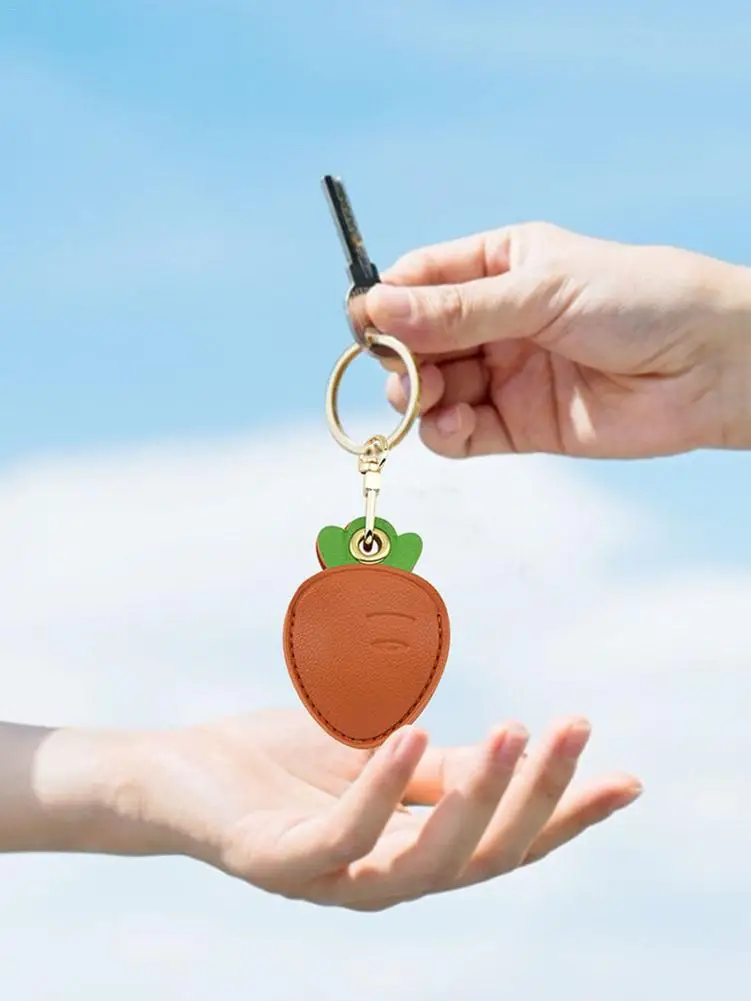 

Брелок для карт доступа, полезное кожаное кольцо для ключей, мультяшный чехол для карт, искусственная кожа, Женское кольцо для ключей, брело...