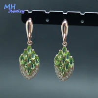 mh color change zultanite claps earrings marquise 36 mm created gemstone jewelry 925 sterling silver for women party best gift