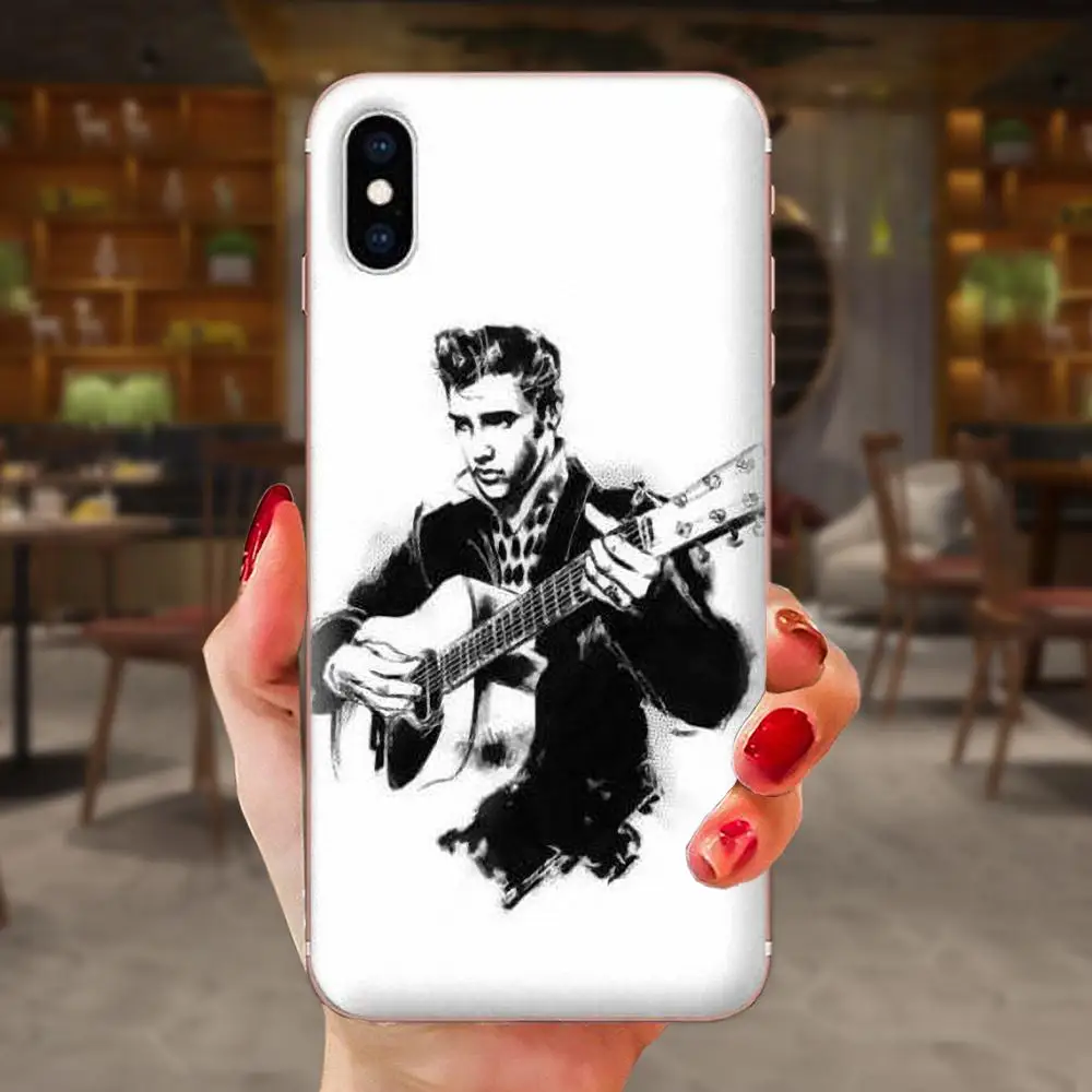 Elvis Presley для Galaxy Grand A3 A5 A7 A8 A9 A9S On5 On7 Plus Pro Star 2015 2016 2017 2018 мягкий чехол мобильного