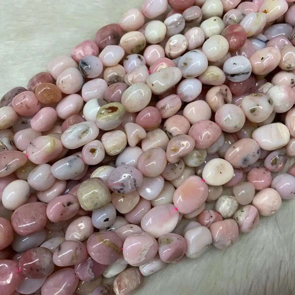Бусины Из розового опала свободного покроя 8 10 мм прядь 15 дюймов|beads natural|loose beadsstone