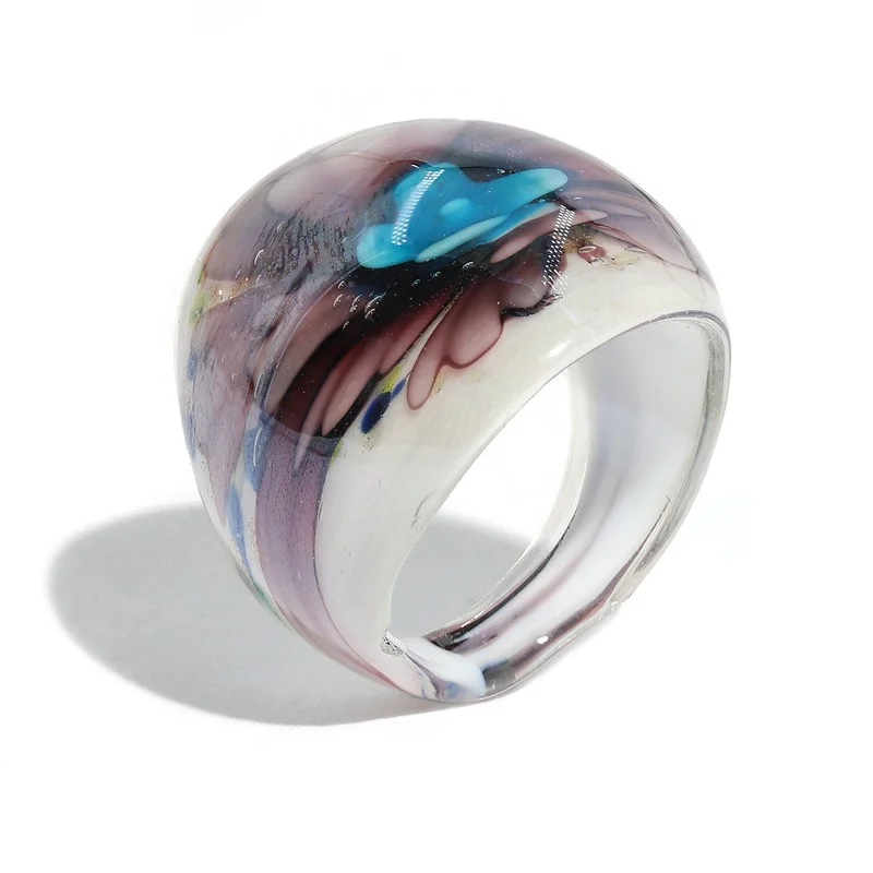 

Gothic Fashion Temperament Big Geometric Ring Wholesale Jewelry Mixed Flowers Trend Accessories Wedding Bands