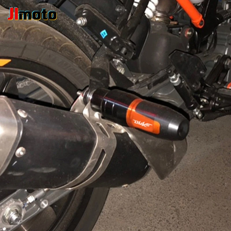 

For KTM DUKE 390 RC 125 250 RC390 New Motorcycle CNC Accessories Frame Pads Exhaust Slider Crash Protector&Embroidery Key Chain