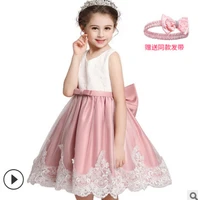 girls princess dress kids dresses for girls tutu lace flower embroidered girls clothes children wedding party dress ball gown