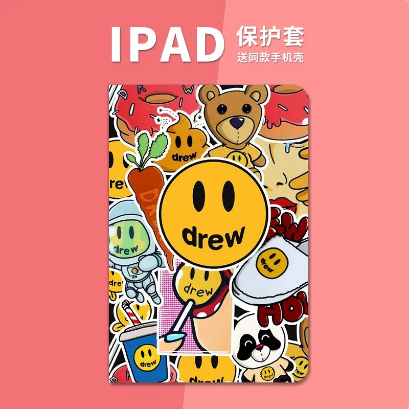 Чехол книжка Smile Drew House для iPad 7th Air2 Pro 9 7 10 5 11 2 12 2019 Mini4 mini5 чехол планшета с