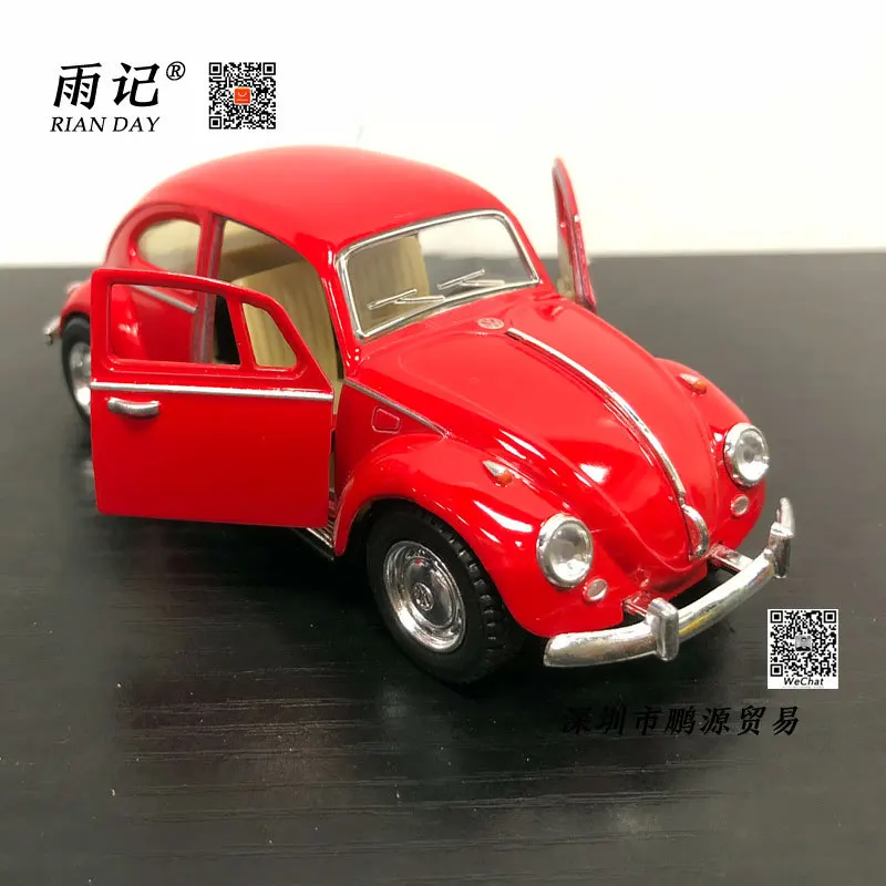 1/32 масштабная модель автомобиля игрушки 1967 Beetle Pull Back автомобиль игрушка для